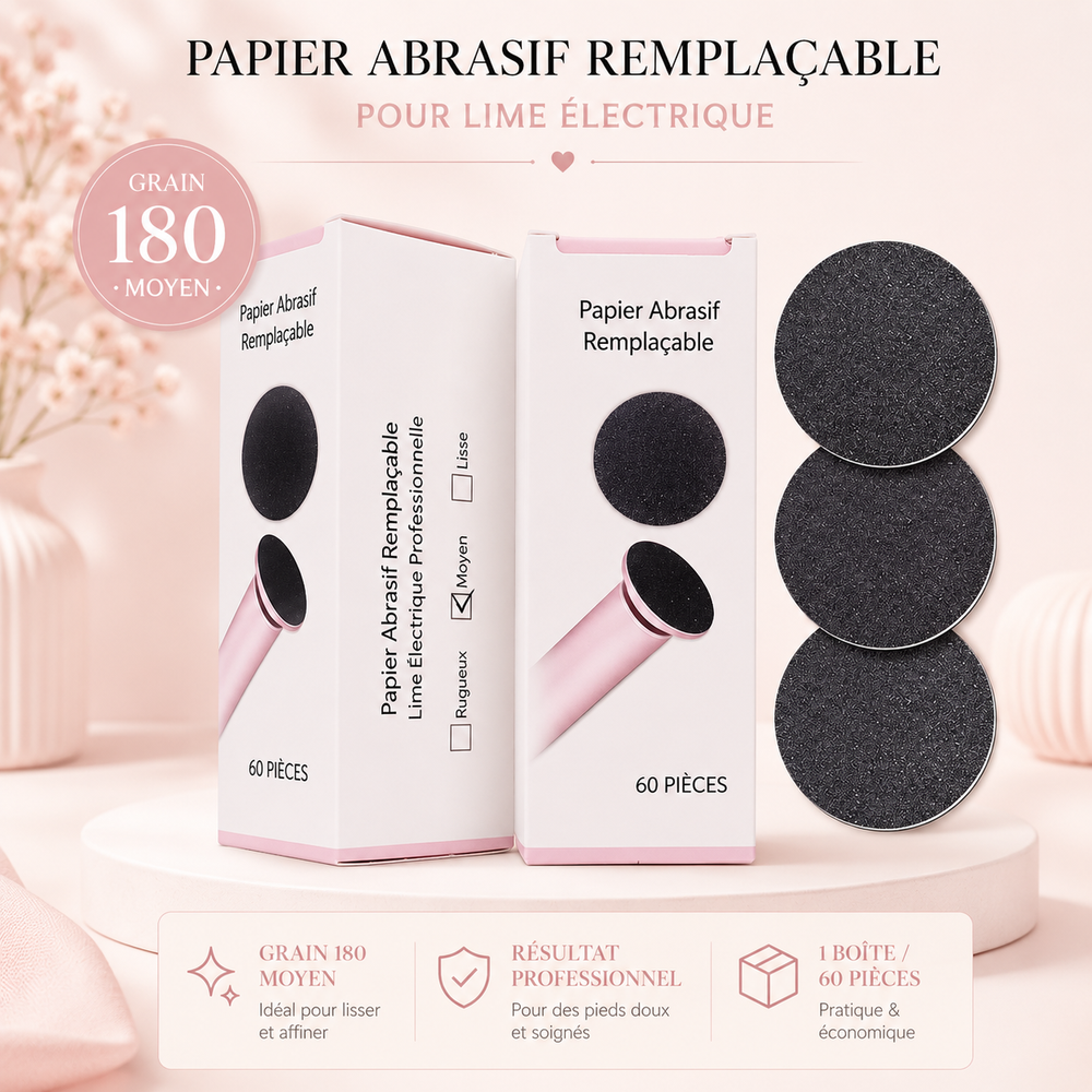 Recharges Lueur de Miel™ – 60 Disques Abrasifs Grain 180